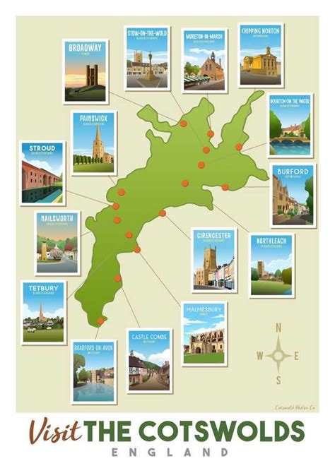 printable map of cotswolds.